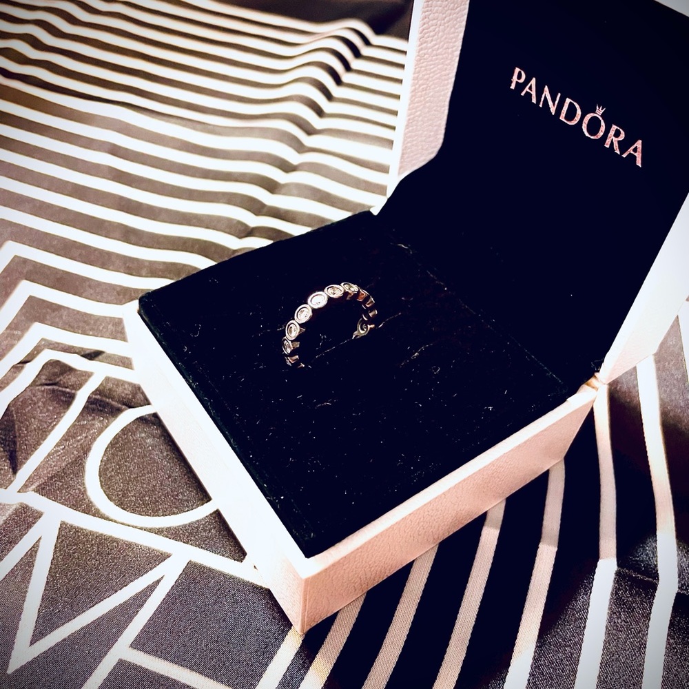 Pandora silver stackable ring - Picture 3 of 7